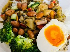 肉丁杂菜泡饭-佰搭果·广式茶餐厅(石牌东路店)