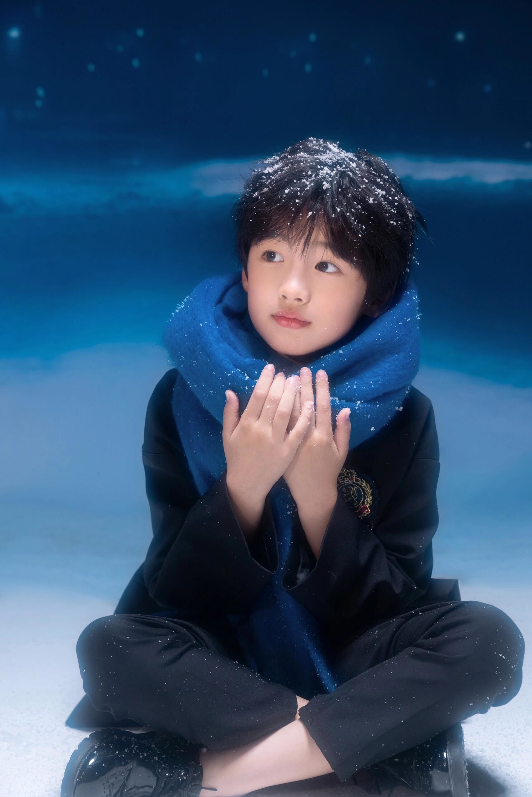 昆山局部下雪❄️韩剧男主冬日雪景氛围感写真