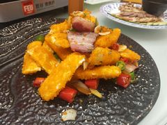 脆皮蕨粑炒腊肉-泉味道贵州厨房(三里河店)