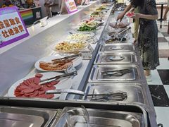 自助取餐区-梦航彩虹之约自助餐厅(华府天地店)
