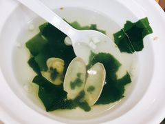 裙带菜蚬子汤-喜家德虾仁水饺(华强天虹店)