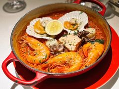 瓦伦西亚铁锅海鲜饭-弗兰克牛排西餐厅Ribone steak house(柠檬花园店)