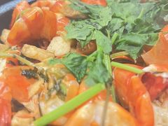 砂锅焗九节虾-抱德·潮汕味(琶洲店原惠城鱼仔)