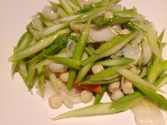 鸡头米芦笋炒百合-纳地素食(石门公园店)