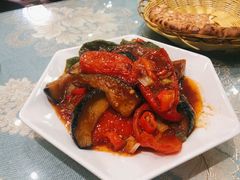虎皮辣椒烧茄子-新疆伊宁远征餐厅