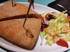 煎苹果鸡胸肉三明治-sugarman espresso素饮糖人高新咖啡工厂