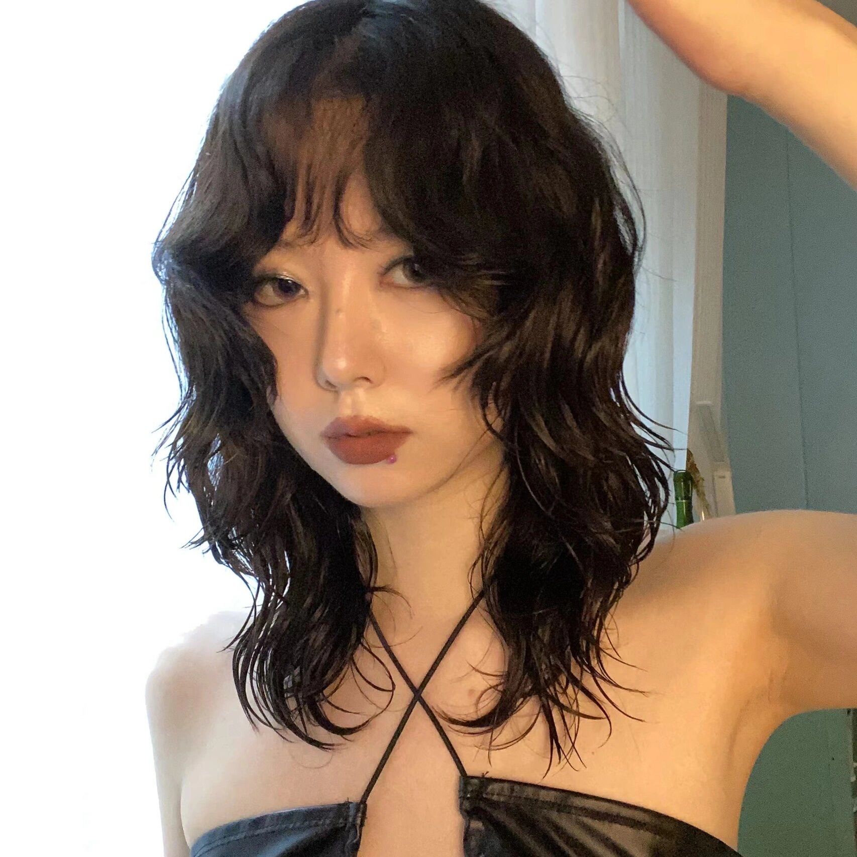 酷感短发77纹理法式烫