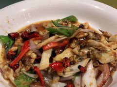 宫爆鳕鱼丁-沽上民肴·海鲜锅贴·天津菜(福州道鸿正家园店)