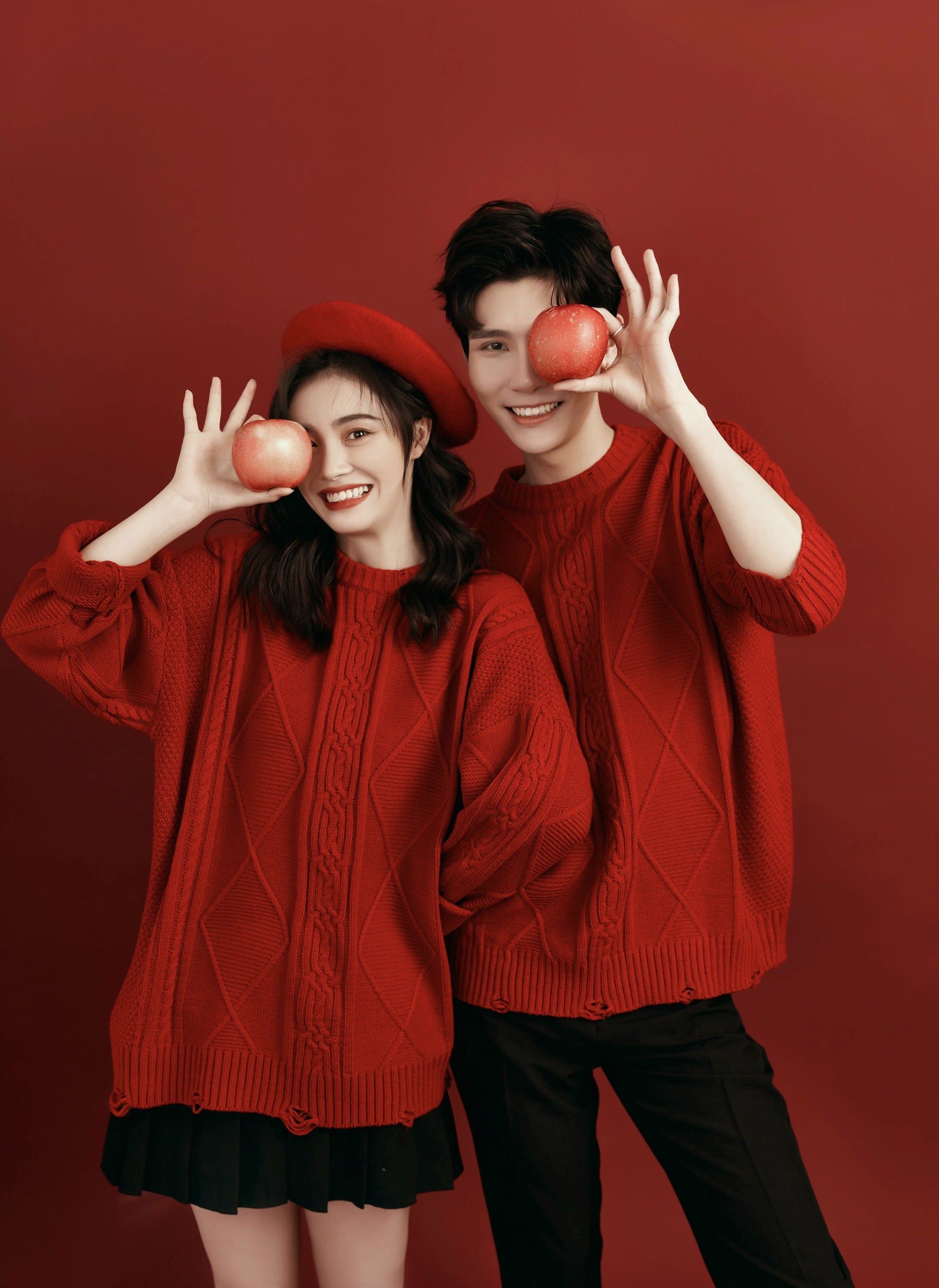 新年写真|大吉大利情侣新年照!