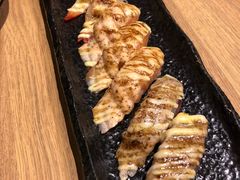 火炙三文鱼寿司拼盘-德兵衛·精致料理·烧鸟(宝杨宝龙广场店)