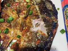 烤鲫鱼-龚海宝· 烧烤· 羊肉原切挂糊更好吃(庄市店)