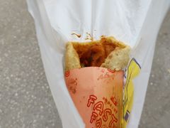-小红车炸蛋葱油饼
