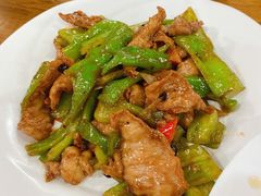 虎皮尖椒炒猪颈肉-日昌餐馆(亦庄店)