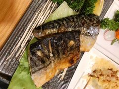 盐烤青花鱼-樱の千渡日式料理·铁板烧•烧鸟(金盛田广场店)