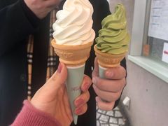 抹茶牛奶冰激凌-神户六甲牧场(北野本店)