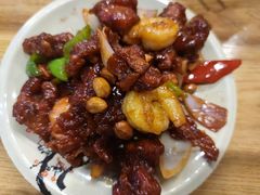 椒香虾仁爆鸡球-陈傻子餐厅(世纪都会店)