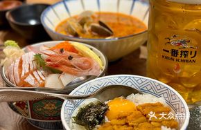 Sea Urchin and Raw Egg Rice Bowl