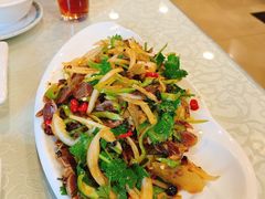 笋丝梅菜鸡胗-宝发园名菜馆
