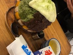 抹茶生乳かき氷-WONDER ICE 萬得冰田(建設路总店)