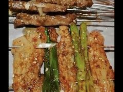 火联蒜薹羊排-火联烧烤(学院路创始店)
