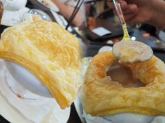 酥皮法式蘑菇汤-大佛寺高级素食自助餐厅