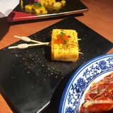 牛舌带一点点嚼劲，还可以 「赤焰三帝盖饭」个人感觉一般