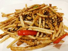 榄菜肉碎炒花生芽-景月阁空中食府(希尔顿酒店)