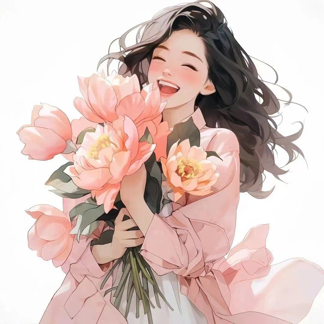 清新简约女头像