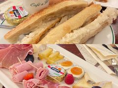 烤热法棍配鸡蛋和黄油-花神咖啡馆