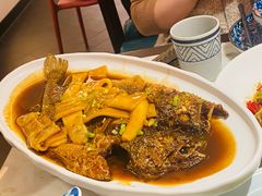 深海黄鱼年糕-径山十八道·风味民间菜(杭州总店)