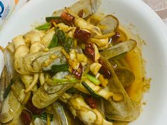 姜葱炒花蛤-阿杰臻选海鲜饭店(普陀山店)