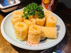 香炸腐皮-左庭右院鲜牛肉火锅(新梅广场店)