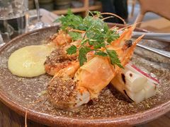 白芦笋配虾-BOR Eatery(安福路店)