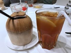 椰子+冰柠檬茶-新加坡海鲜共和(名胜世界圣淘沙海滨坊)