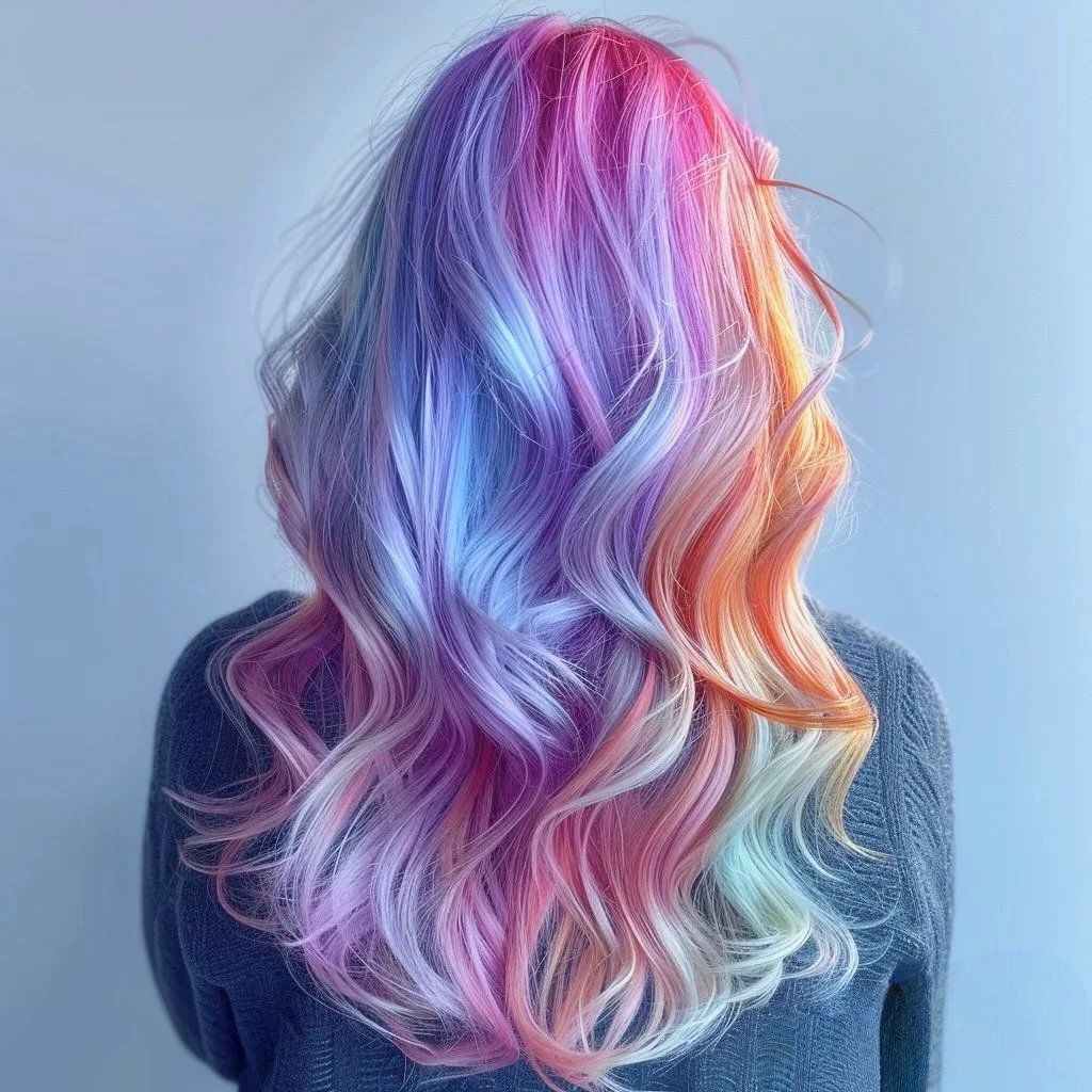 彩虹发色秀起来