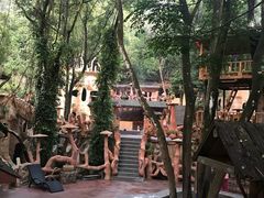 -天门沟九州驿站树上汤泉