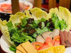 蔬菜拼盘-蜀滋香鲜鱼火锅(黄金路店)