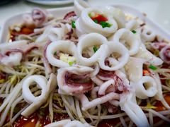 鱿鱼蒸豆芽-鑫悦楼煎蟹·16年海鲜大排档