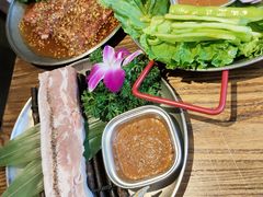 -明洞阿姨·韩式酱蟹烤肉·创意料理(三元桥店)