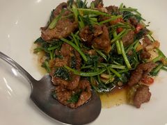 小炒黄牛肉-青岛海景花园大酒店·白果树餐厅青岛菜