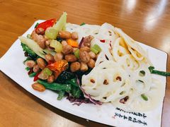 素菜拼盘-秦君宝手擀菠菜面(金花路店)