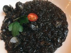 鲜墨鱼蛤蜊烩饭-IL Forno 意坊·意大利餐厅(花园店)