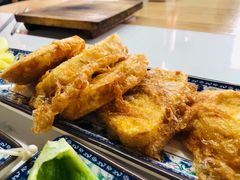 鸡蛋炸馒头片-大槐树烤肉馆