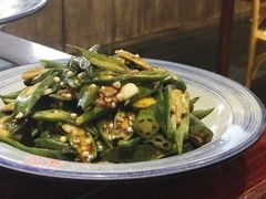 双冬火腿烧秋葵-小铫鸡汤