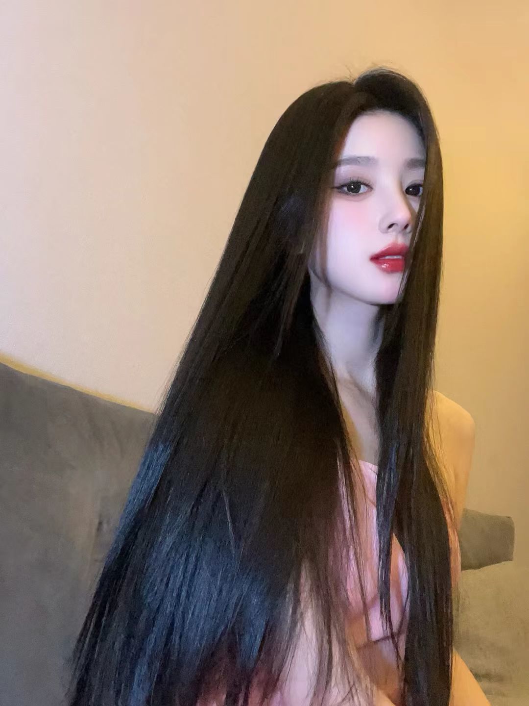 黑长直就是氛围感的神