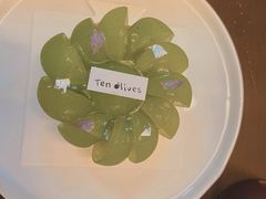 青提玫瑰塔-Ten Olives甜点
