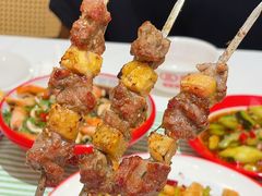 菠萝雪花牛肉串-三毛烧烤·南昌大排档(山姆店)
