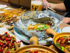 -街角等你.大连海鲜烧烤.经典铁板海鲜串(西安路店)