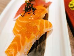 三文鱼寿司-炙柒Sekinana·精致料理 烧鸟·铁板烧(海上世界店)