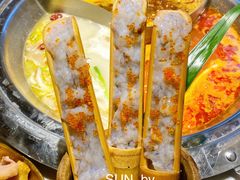 纯手打鲜虾滑-老房老舍重庆火锅(假日城市店)